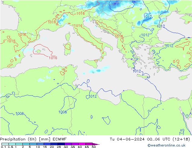 Z500/Rain (+SLP)/Z850 ECMWF mar 04.06.2024 06 UTC