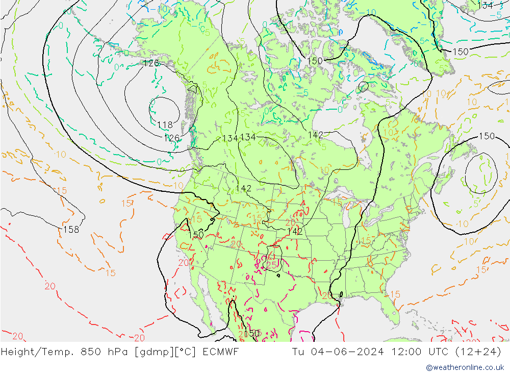 Geop./Temp. 850 hPa ECMWF mar 04.06.2024 12 UTC