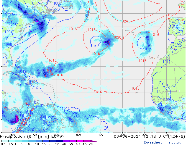 Z500/Regen(+SLP)/Z850 ECMWF do 06.06.2024 18 UTC