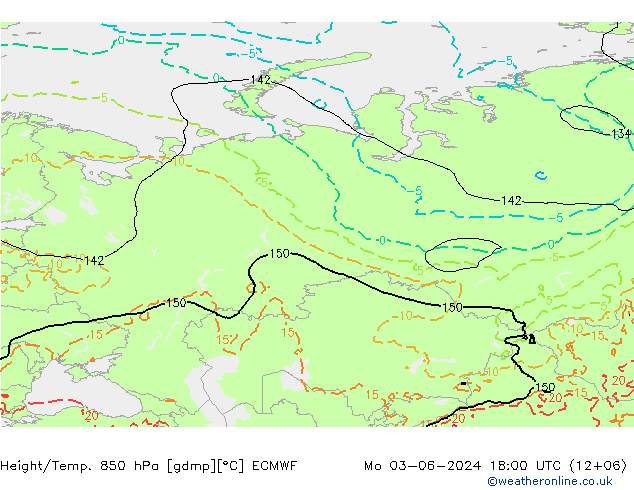 Z500/Rain (+SLP)/Z850 ECMWF Mo 03.06.2024 18 UTC