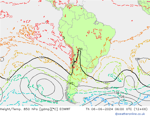 Z500/Regen(+SLP)/Z850 ECMWF do 06.06.2024 06 UTC