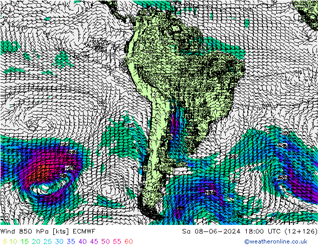  850 hPa ECMWF  08.06.2024 18 UTC