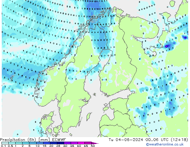 Z500/Rain (+SLP)/Z850 ECMWF  04.06.2024 06 UTC