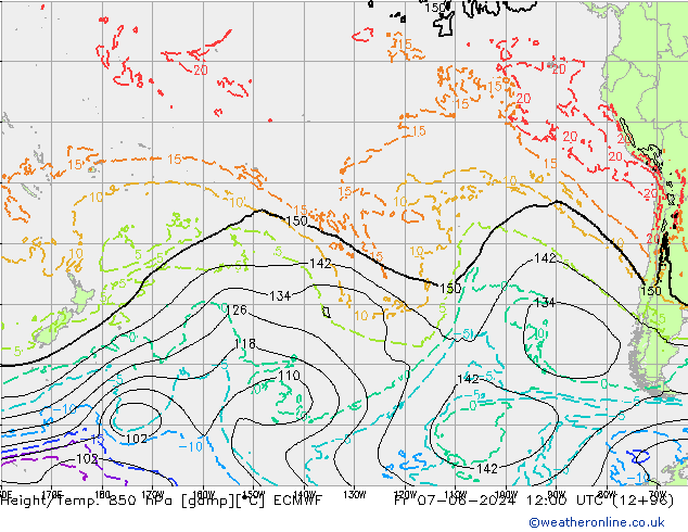 Z500/Regen(+SLP)/Z850 ECMWF vr 07.06.2024 12 UTC