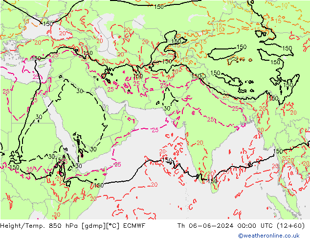 Z500/Rain (+SLP)/Z850 ECMWF  06.06.2024 00 UTC
