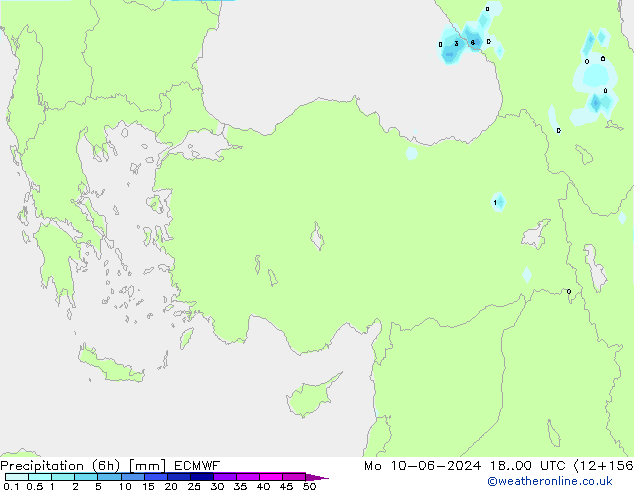 Z500/Rain (+SLP)/Z850 ECMWF pon. 10.06.2024 00 UTC