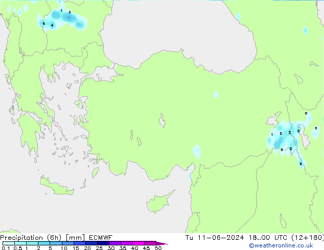 Z500/Rain (+SLP)/Z850 ECMWF Tu 11.06.2024 00 UTC