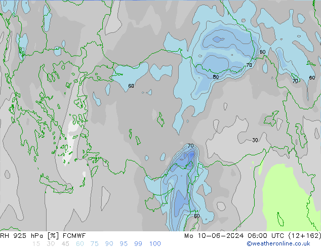 RH 925 hPa ECMWF Mo 10.06.2024 06 UTC