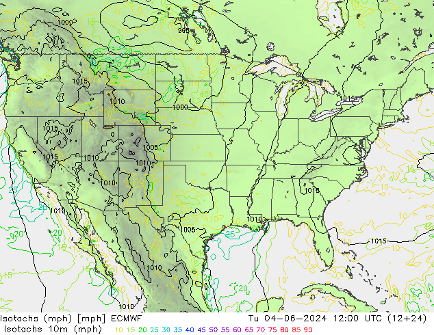 Isotachs (mph) ECMWF Ter 04.06.2024 12 UTC