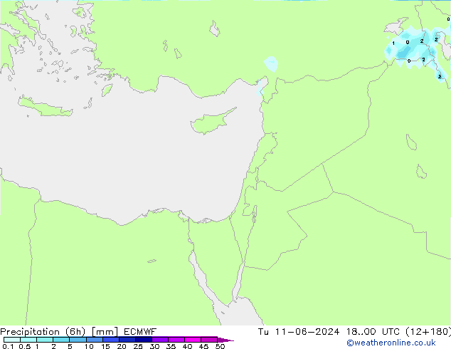 Z500/Rain (+SLP)/Z850 ECMWF вт 11.06.2024 00 UTC