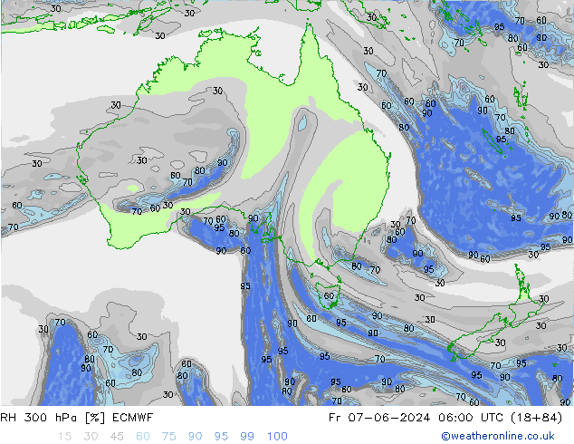 RV 300 hPa ECMWF vr 07.06.2024 06 UTC