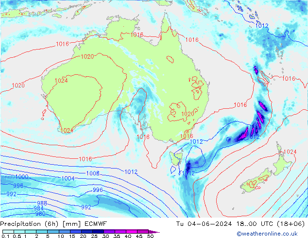 Z500/Rain (+SLP)/Z850 ECMWF Tu 04.06.2024 00 UTC