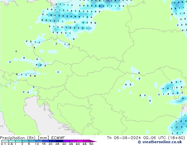 Z500/Rain (+SLP)/Z850 ECMWF Do 06.06.2024 06 UTC