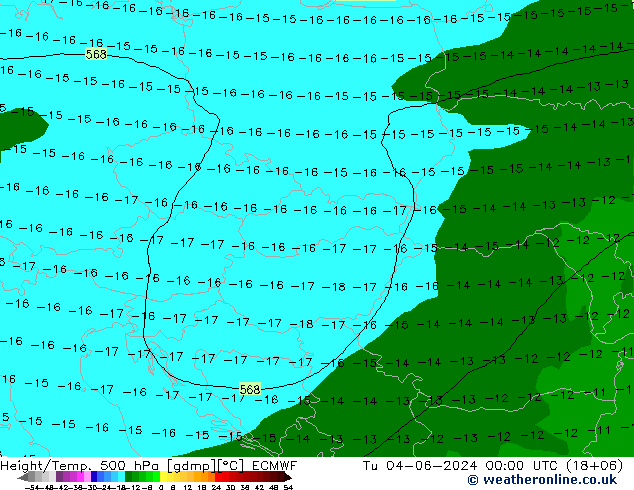 Z500/Rain (+SLP)/Z850 ECMWF mar 04.06.2024 00 UTC