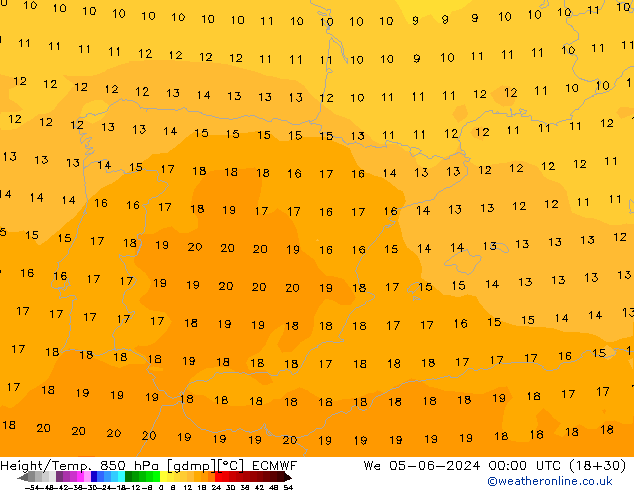 Z500/Rain (+SLP)/Z850 ECMWF  05.06.2024 00 UTC