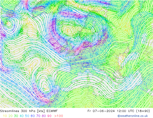  300 hPa ECMWF  07.06.2024 12 UTC