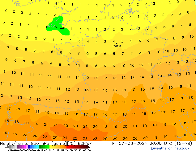 Z500/Rain (+SLP)/Z850 ECMWF Sex 07.06.2024 00 UTC