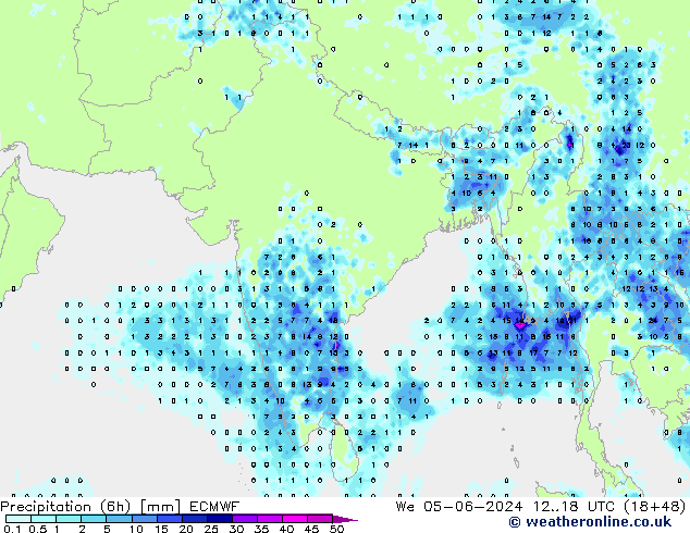 Z500/Rain (+SLP)/Z850 ECMWF  05.06.2024 18 UTC