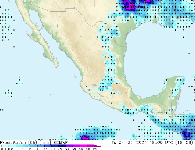 Z500/Rain (+SLP)/Z850 ECMWF mar 04.06.2024 00 UTC