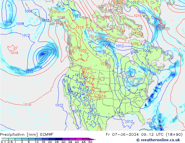 opad ECMWF pt. 07.06.2024 12 UTC