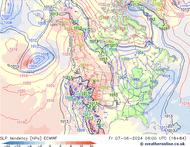 Y. Basıncı eğilimi ECMWF Cu 07.06.2024 06 UTC