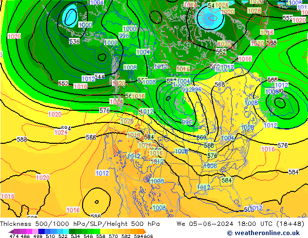 Thck 500-1000hPa ECMWF śro. 05.06.2024 18 UTC