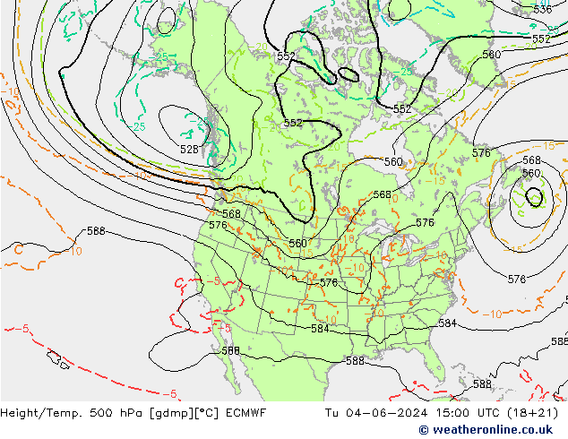Height/Temp. 500 hPa ECMWF mar 04.06.2024 15 UTC