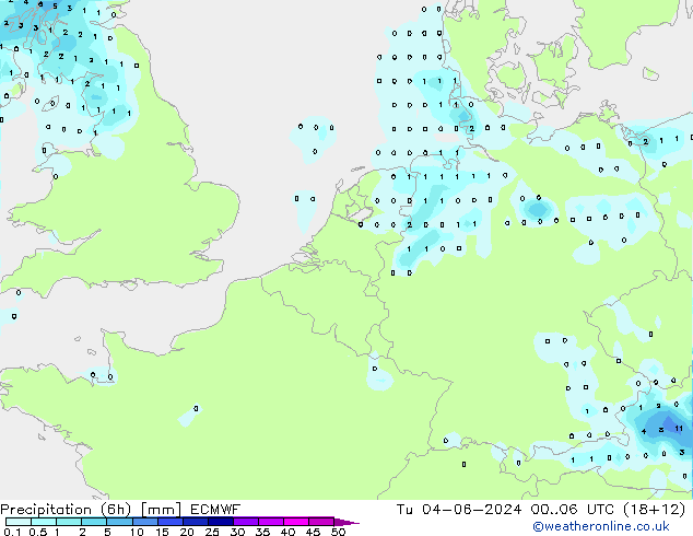 Z500/Rain (+SLP)/Z850 ECMWF  04.06.2024 06 UTC