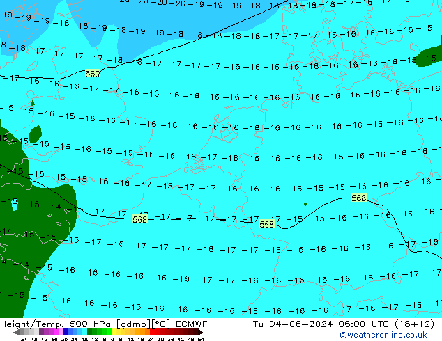 Z500/Rain (+SLP)/Z850 ECMWF mar 04.06.2024 06 UTC