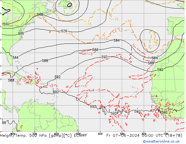 Z500/Rain (+SLP)/Z850 ECMWF Sex 07.06.2024 00 UTC
