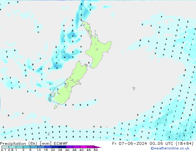 Z500/Rain (+SLP)/Z850 ECMWF pt. 07.06.2024 06 UTC