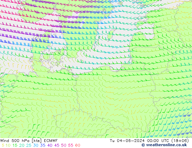  500 hPa ECMWF  04.06.2024 00 UTC