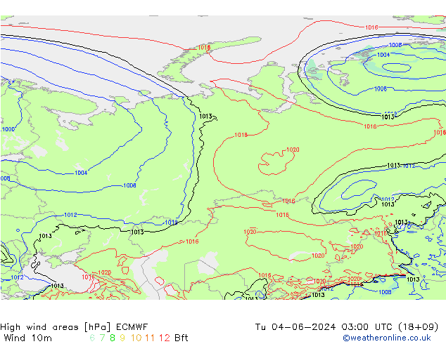 Windvelden ECMWF di 04.06.2024 03 UTC