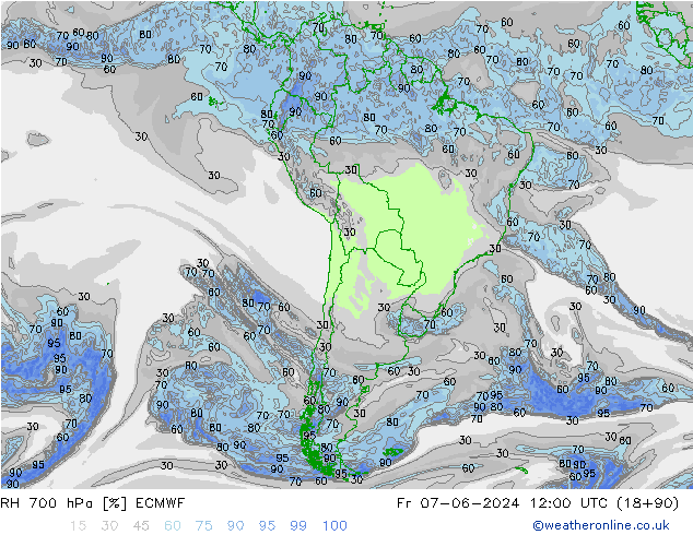 700 hPa Nispi Nem ECMWF Cu 07.06.2024 12 UTC