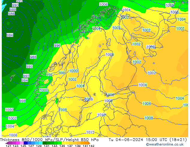 Thck 850-1000 hPa ECMWF Ter 04.06.2024 15 UTC