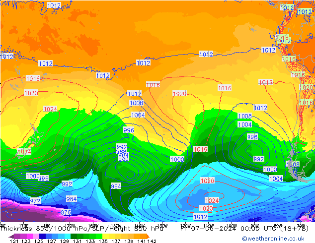 Thck 850-1000 hPa ECMWF  07.06.2024 00 UTC