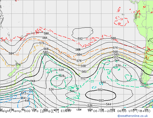 Z500/Rain (+SLP)/Z850 ECMWF  06.06.2024 06 UTC