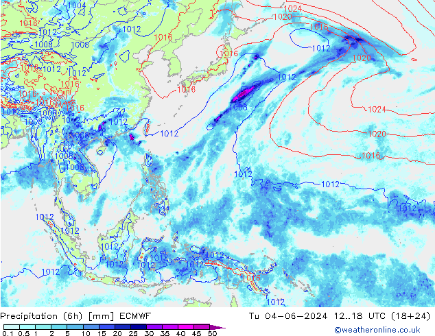 Z500/Rain (+SLP)/Z850 ECMWF mar 04.06.2024 18 UTC