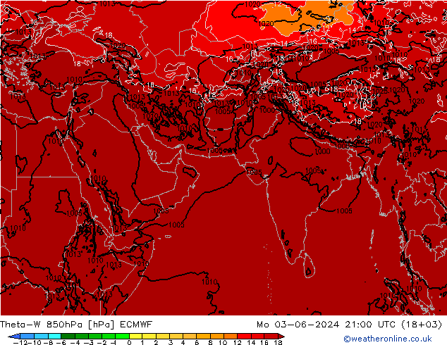 Theta-W 850hPa ECMWF lun 03.06.2024 21 UTC