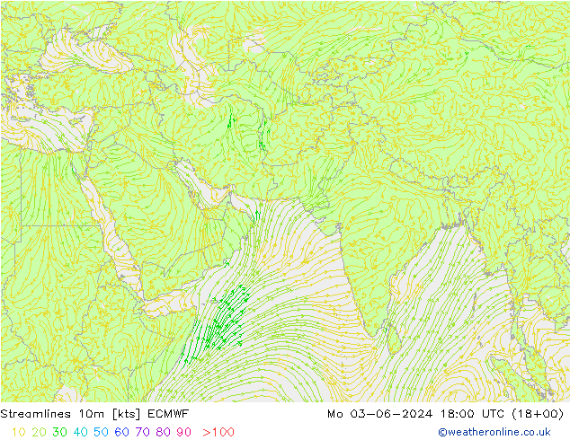 风 10m ECMWF 星期一 03.06.2024 18 UTC