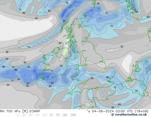 RV 700 hPa ECMWF di 04.06.2024 03 UTC