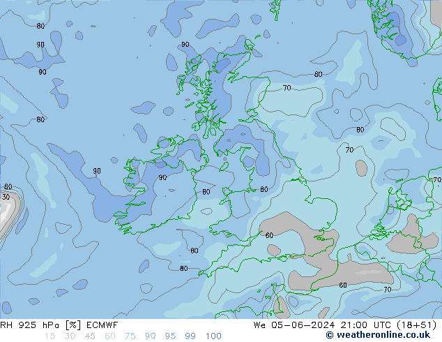 RV 925 hPa ECMWF wo 05.06.2024 21 UTC