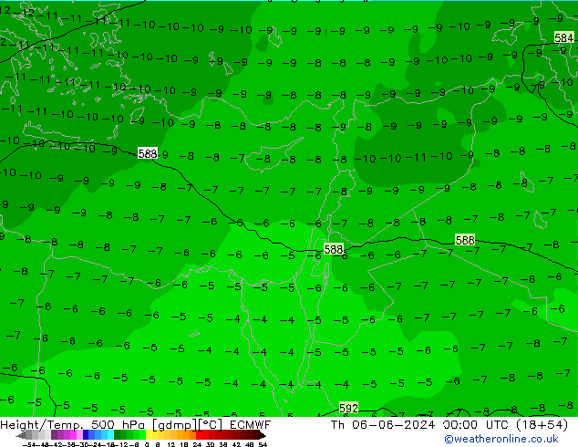 Z500/Regen(+SLP)/Z850 ECMWF do 06.06.2024 00 UTC