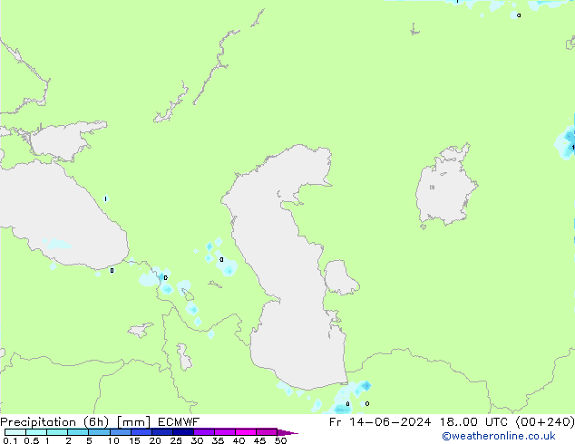 Z500/Rain (+SLP)/Z850 ECMWF Fr 14.06.2024 00 UTC