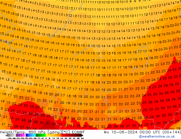 Z500/Regen(+SLP)/Z850 ECMWF ma 10.06.2024 00 UTC