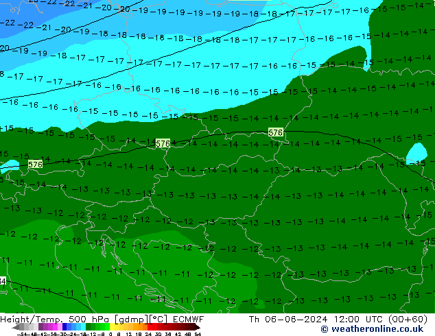 Z500/Rain (+SLP)/Z850 ECMWF jeu 06.06.2024 12 UTC