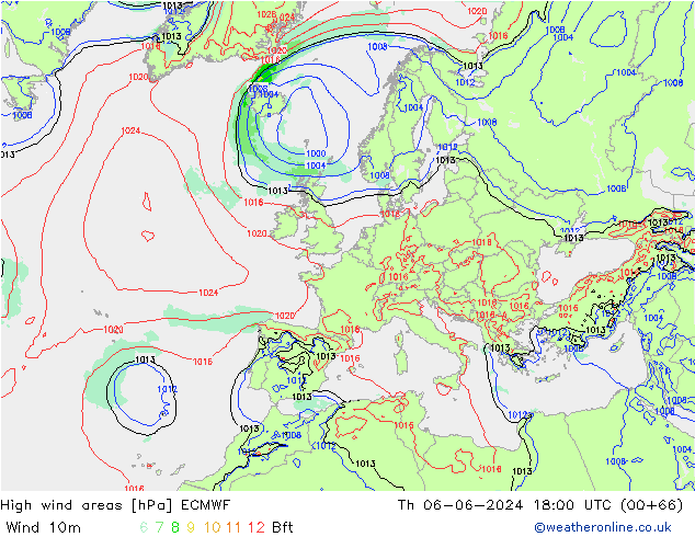 Sturmfelder ECMWF Do 06.06.2024 18 UTC