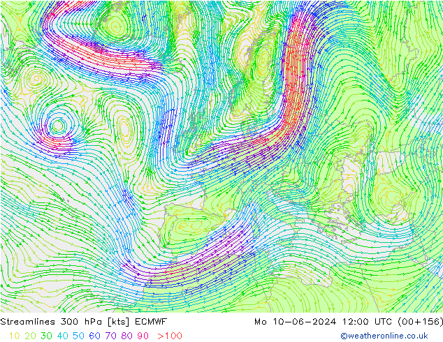  300 hPa ECMWF  10.06.2024 12 UTC