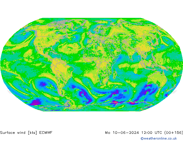 Prec 6h/Wind 10m/950 ECMWF Mo 10.06.2024 12 UTC