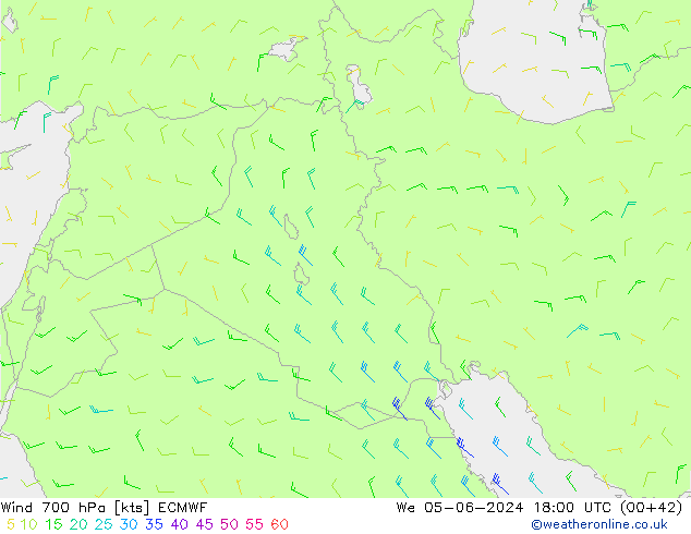  700 hPa ECMWF  05.06.2024 18 UTC